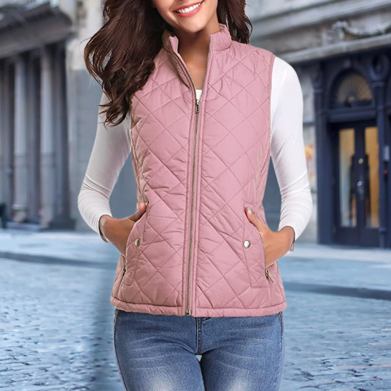 Berg-Feldt | Elegante Steppjacke mit Zipper für Damen