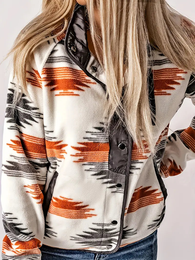 Berg-Feldt | Veste à motif aztèque avec fermeture boutonnée