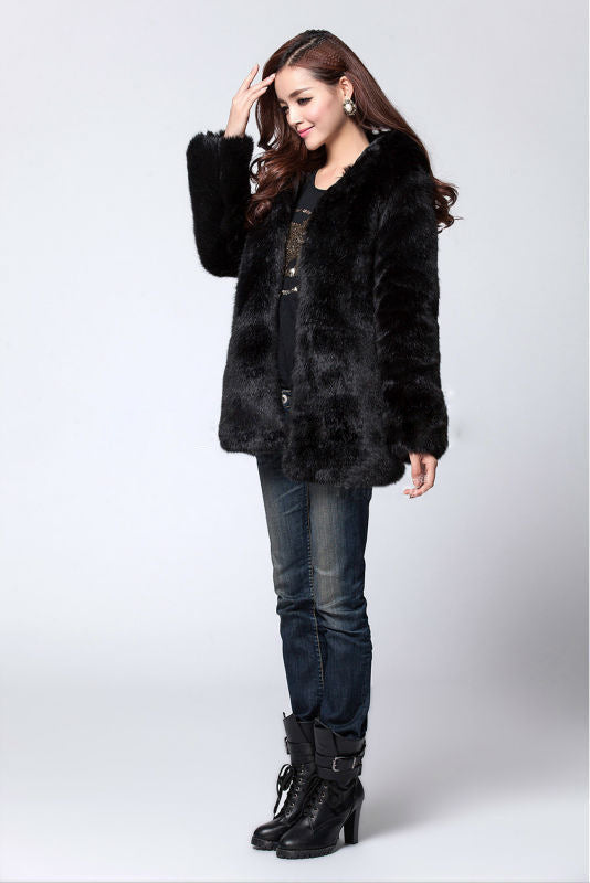 Veste en fausse fourrure pour femme Berg-Feldt