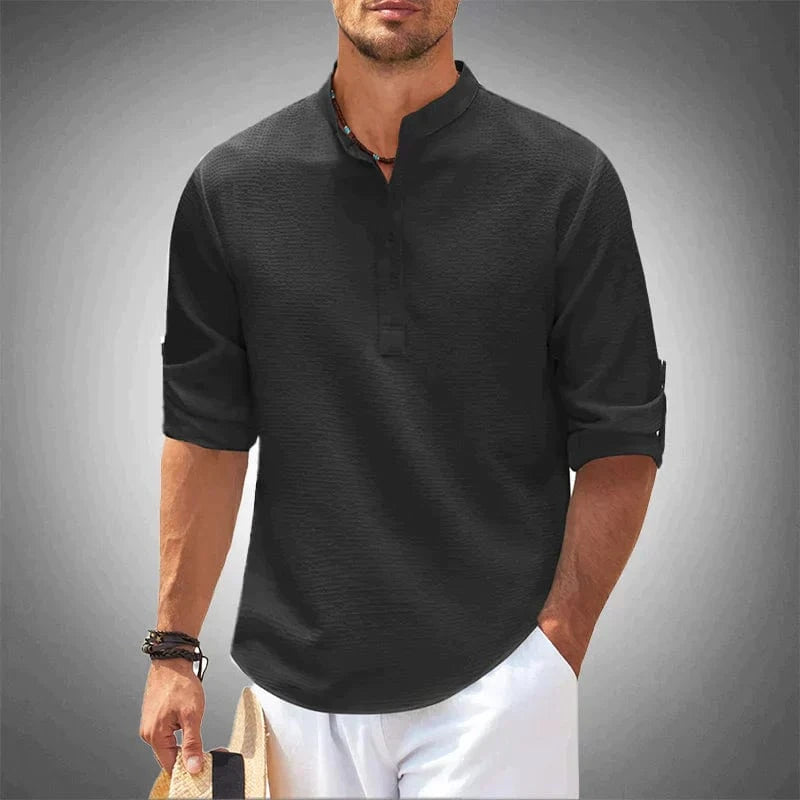 AXEL: Chemise à col montant