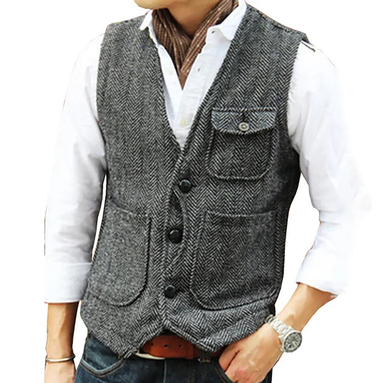 Costume Balthazar : Gilet simple en cachemire
