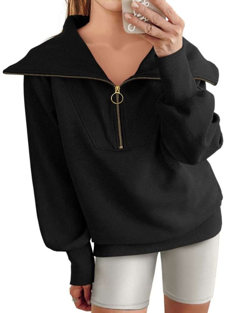 Berg-Feldt | Halbreißverschluss Vielseitiger Pullover