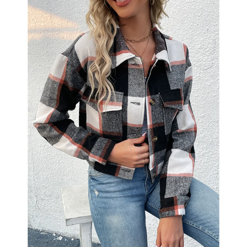 Berg-Feldt | Trendige Karierte Jacke für Damen
