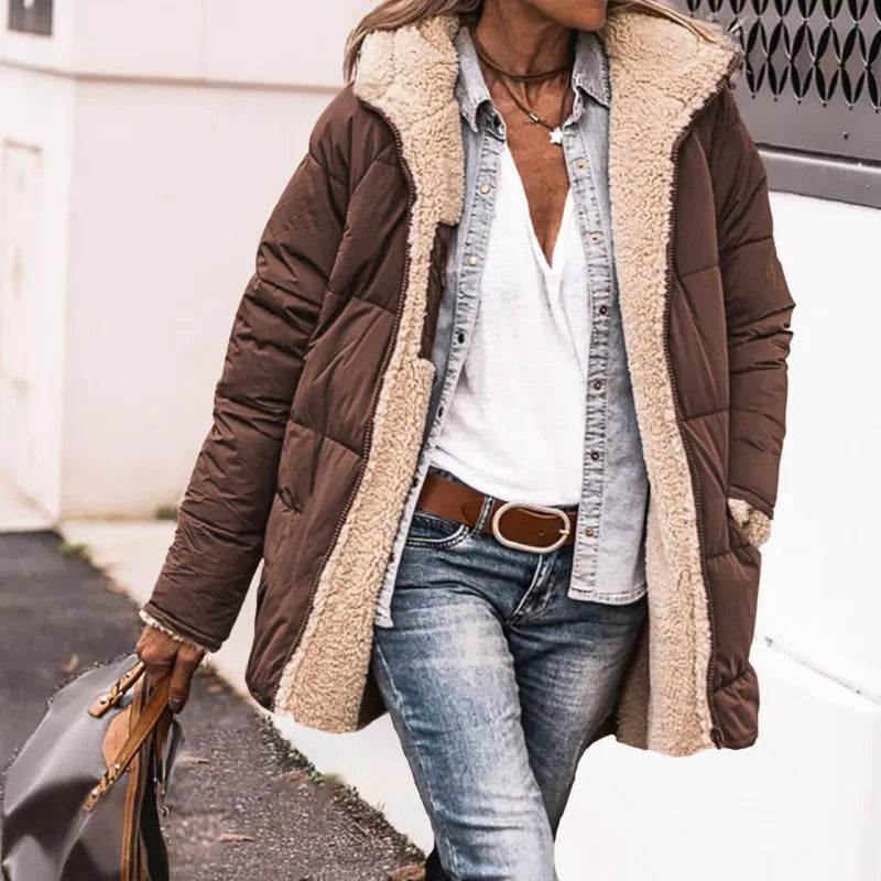Steppjacke Corinna mit Fleecefutter