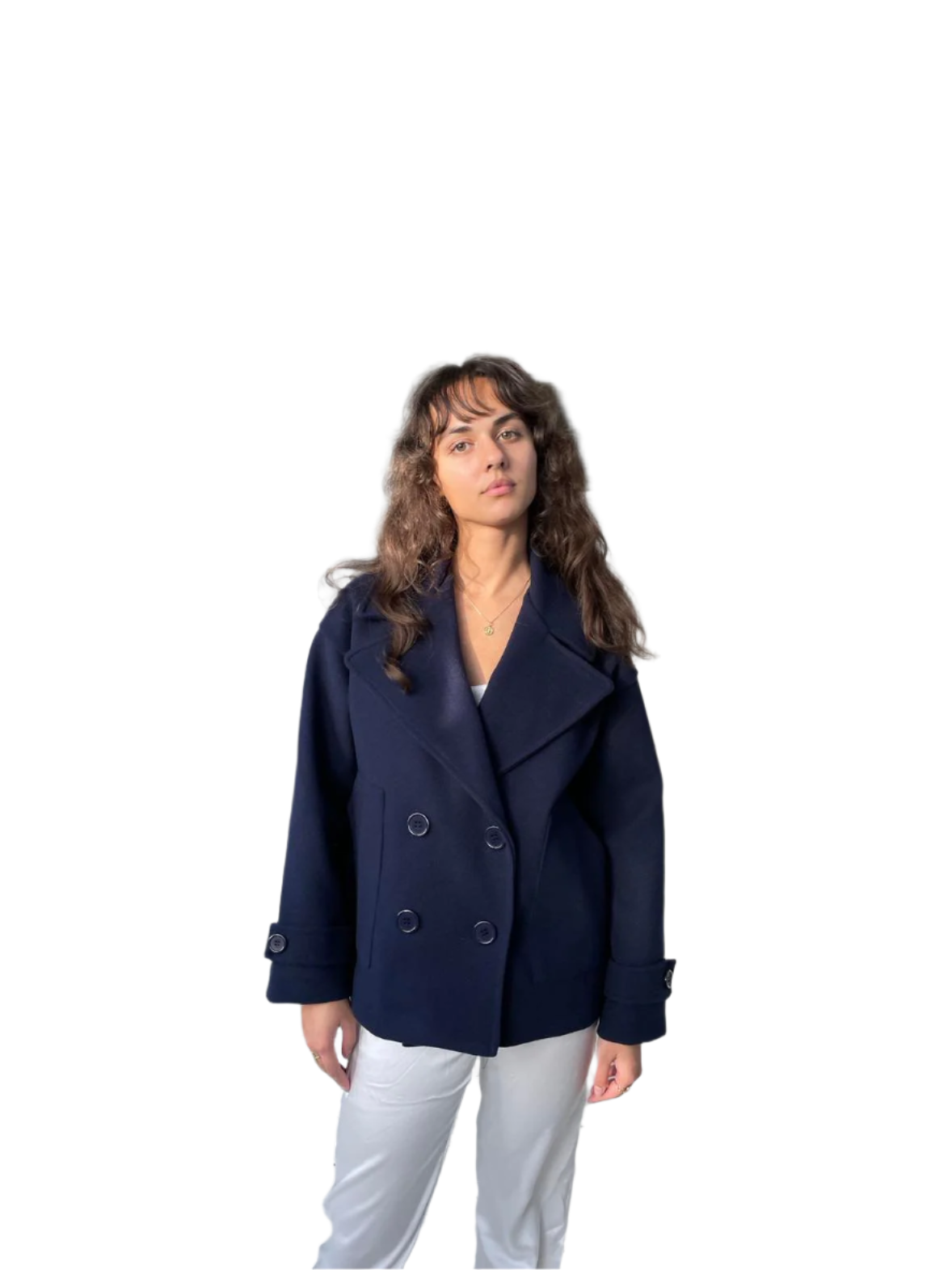 Berg-Feldt | Dunkelblauer Damen Trenchcoat für jeden Anlass