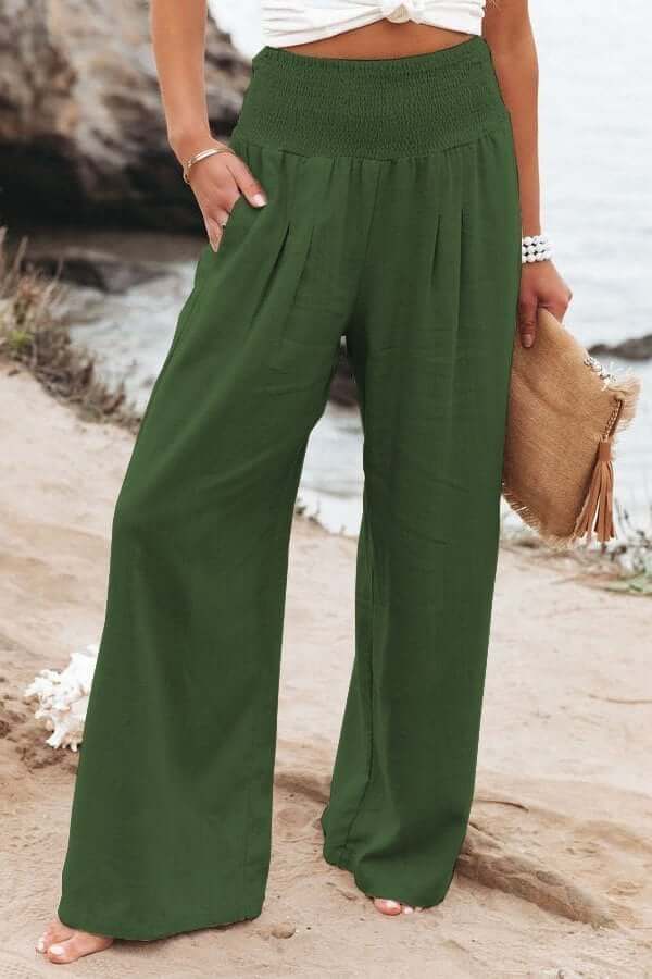 Quinley Leinenhose mit Stretchanteil