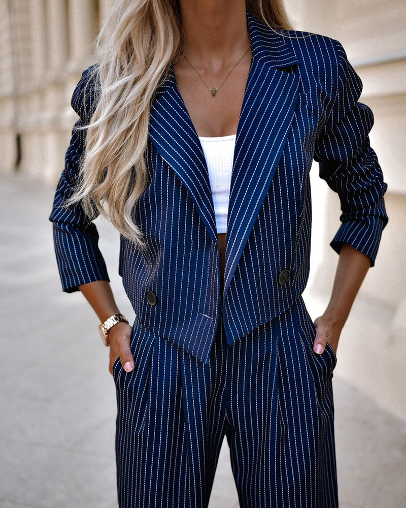 Berg-Feldt | delig Blazer-Set Damenanzug - Cropped Blazer mit Hose