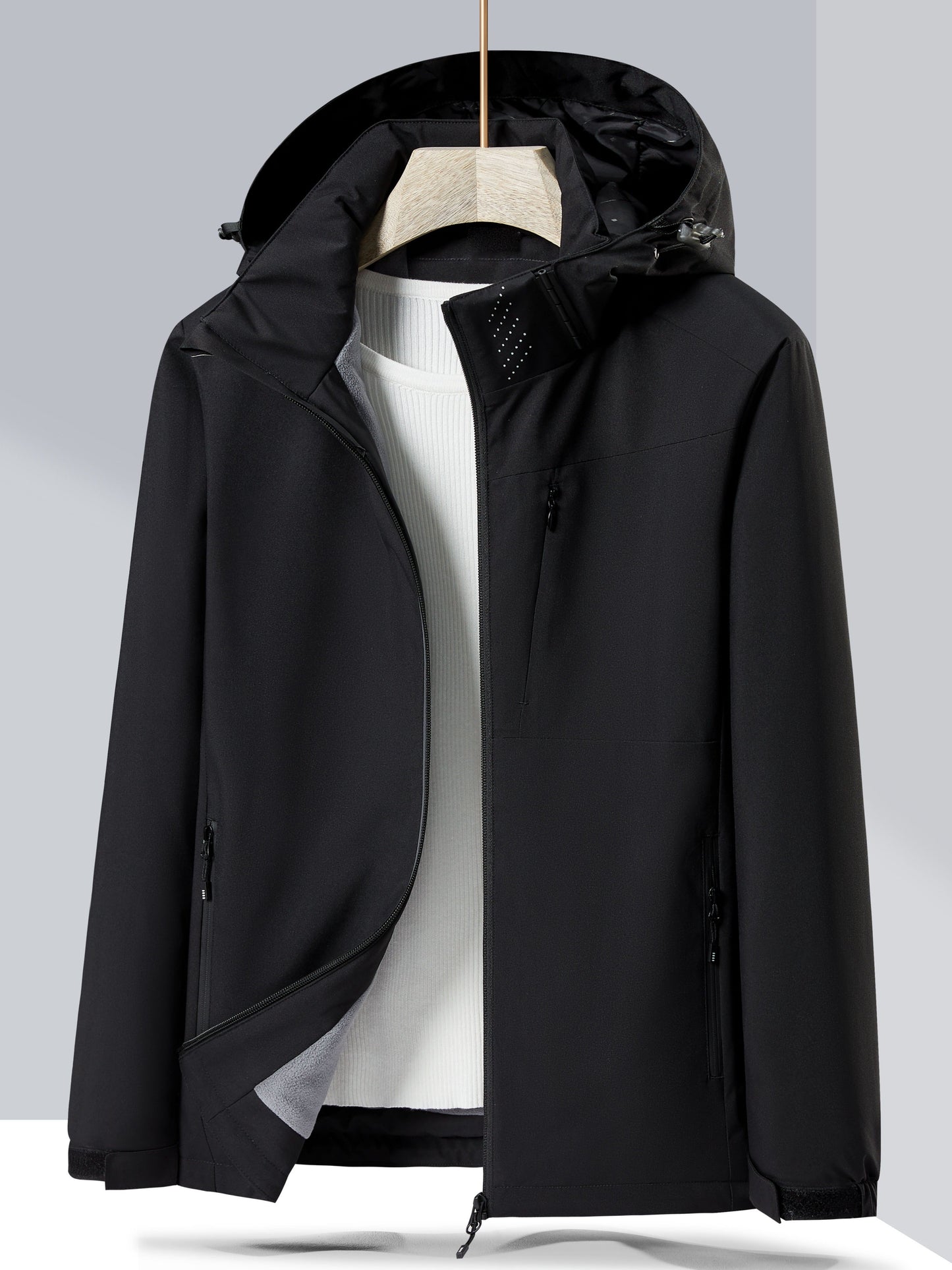 Berg-Feldt | Parka d'hiver décontracté imperméable pour femme avec capuche et doublure en polaire, idéal pour l'automne et l'hiver