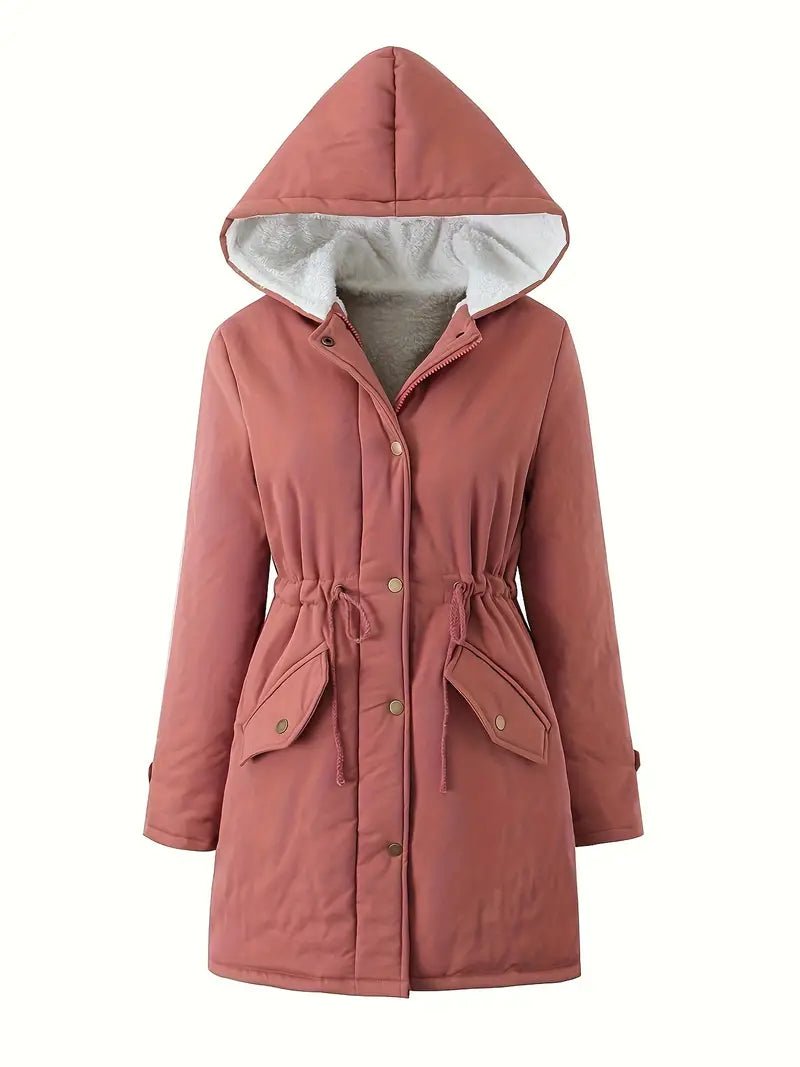 Berg-Feldt | Gefütterte Parkajacke mit Kapuze Winddicht und Warm Praktisches Design