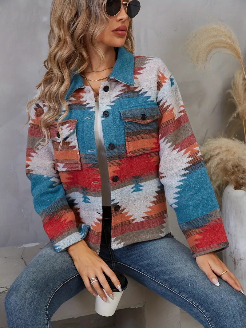 Berg-Feldt | Veste nouée à motif aztèque