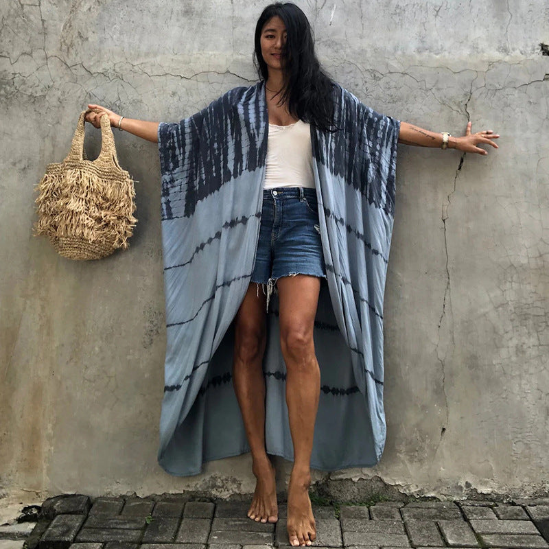Berg-Feldt | Glamouröse Sonnenschutz Resort Strandkleid Cover Up