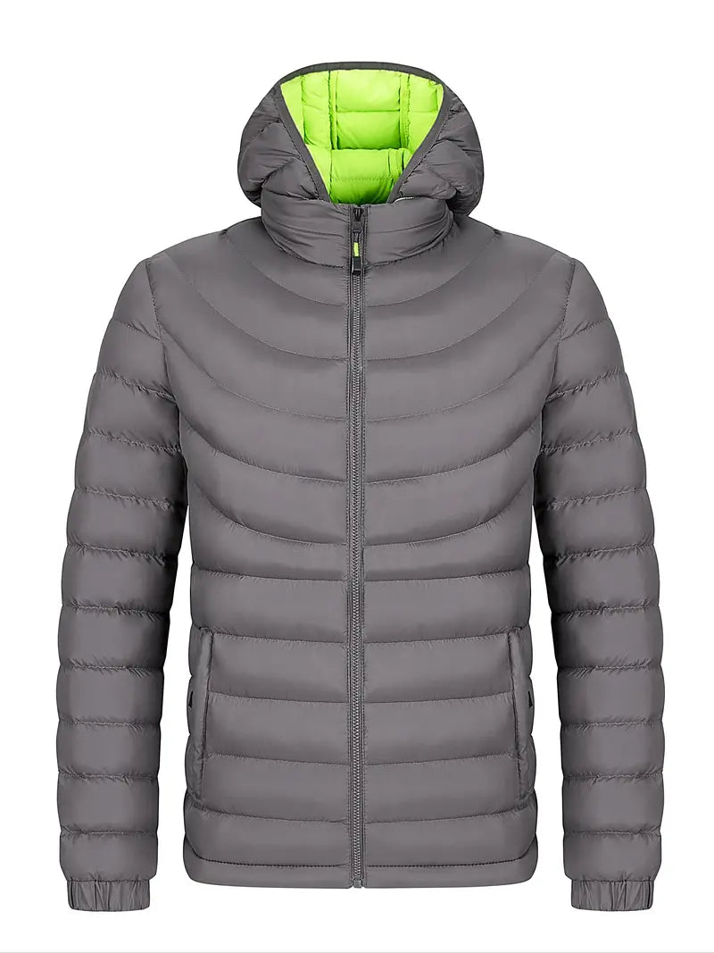Berg-Feldt | Herrenjacke mit Geradem Kragen Gefüttert für Herbst und Winter