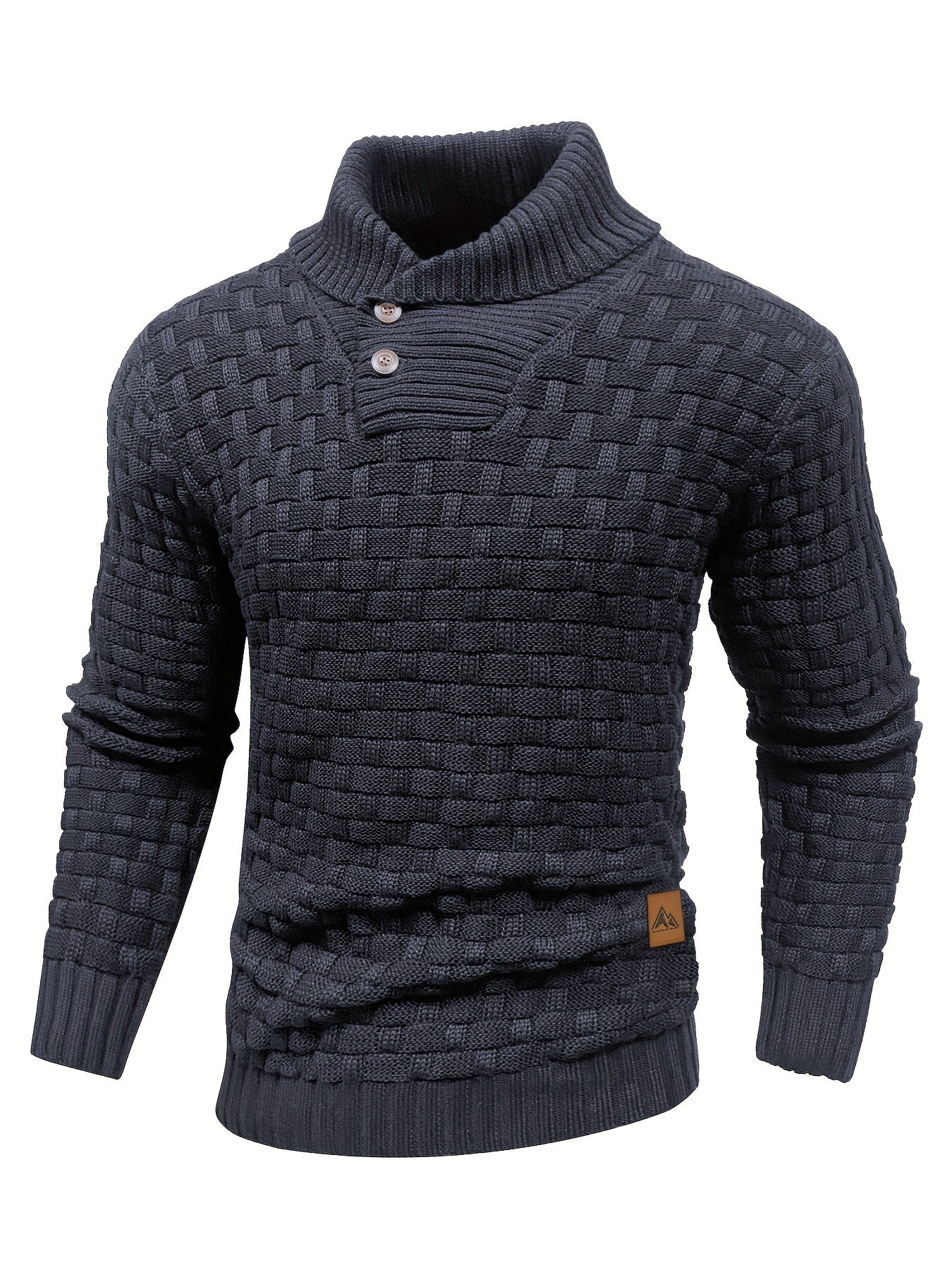 Berg-Feldt | Strickpullover mit Geflochtenem Muster Klassisch und Bequem Perfekt für Den Alltag