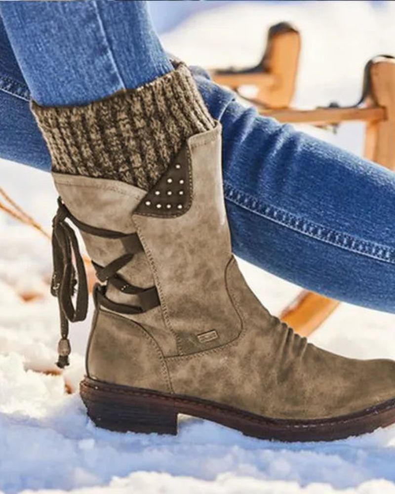 Berg-Feldt | Echtes Leder Winterstiefel