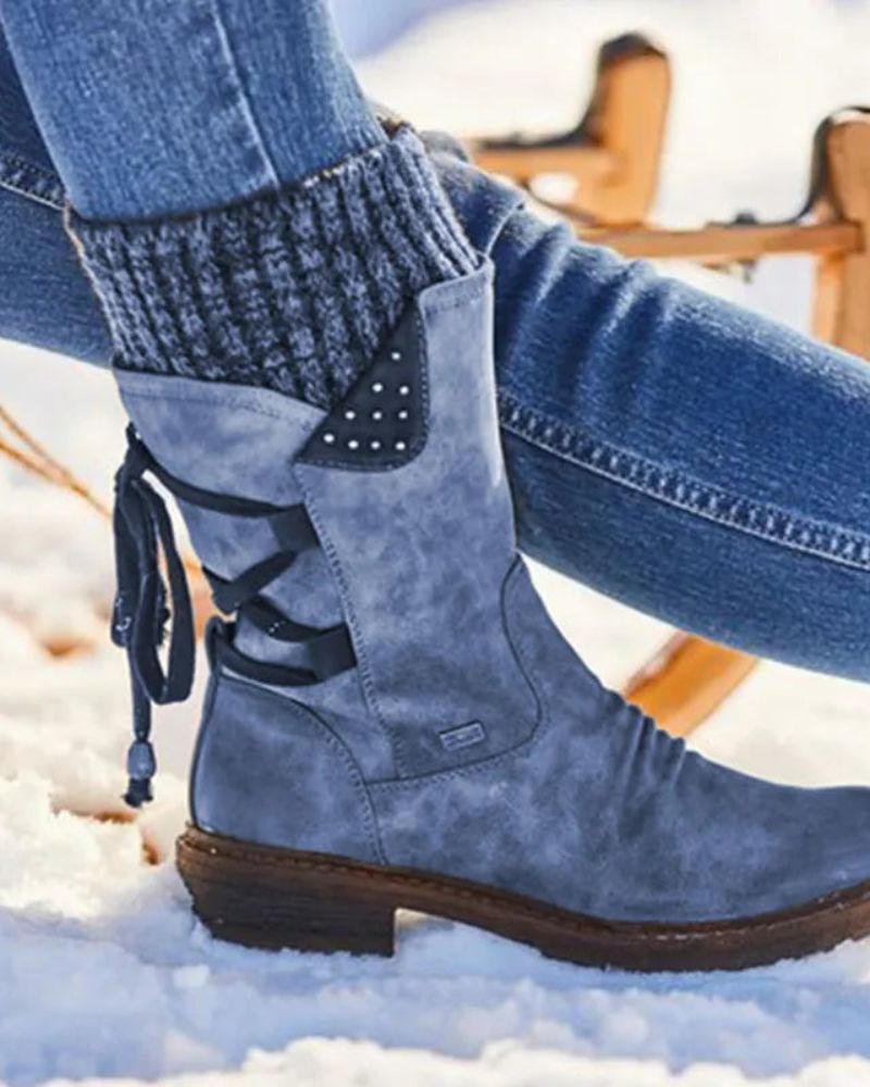 Berg-Feldt | Echtes Leder Winterstiefel