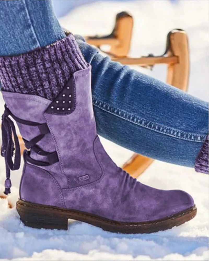 Berg-Feldt | Echtes Leder Winterstiefel