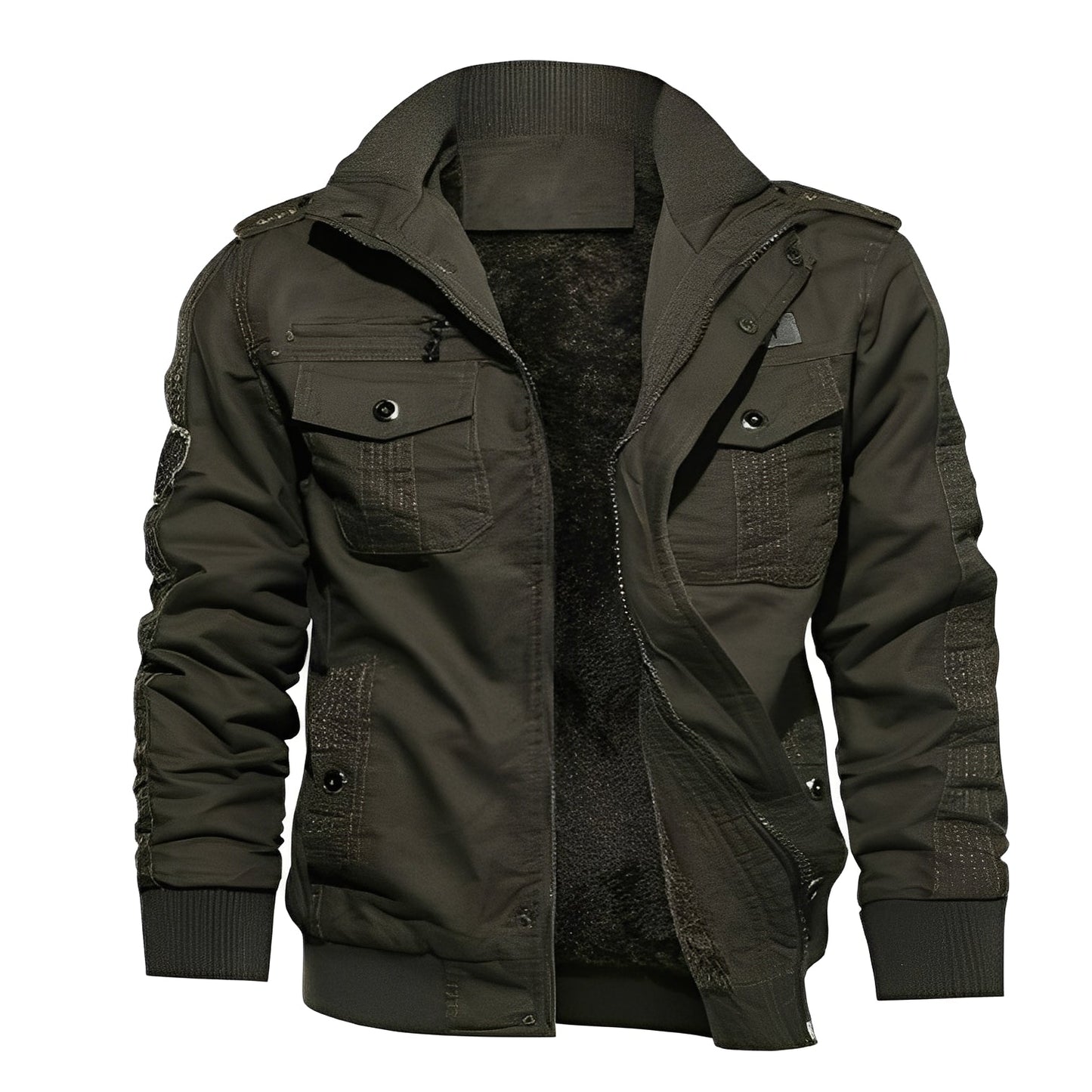 Berg-Feldt | Stylische Fleecejacke mit Taschen für Männer