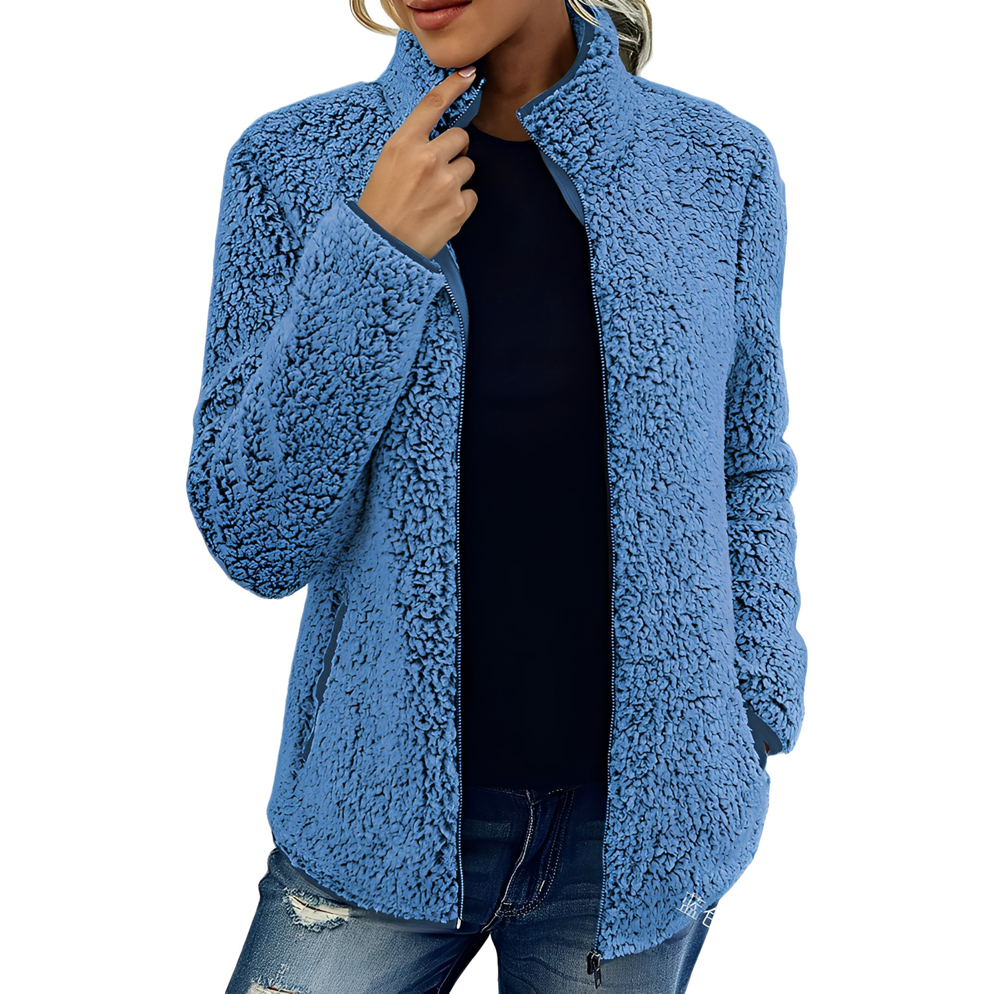 Berg-Feldt | Eleganter Fleece-Veloursmantel für Damen