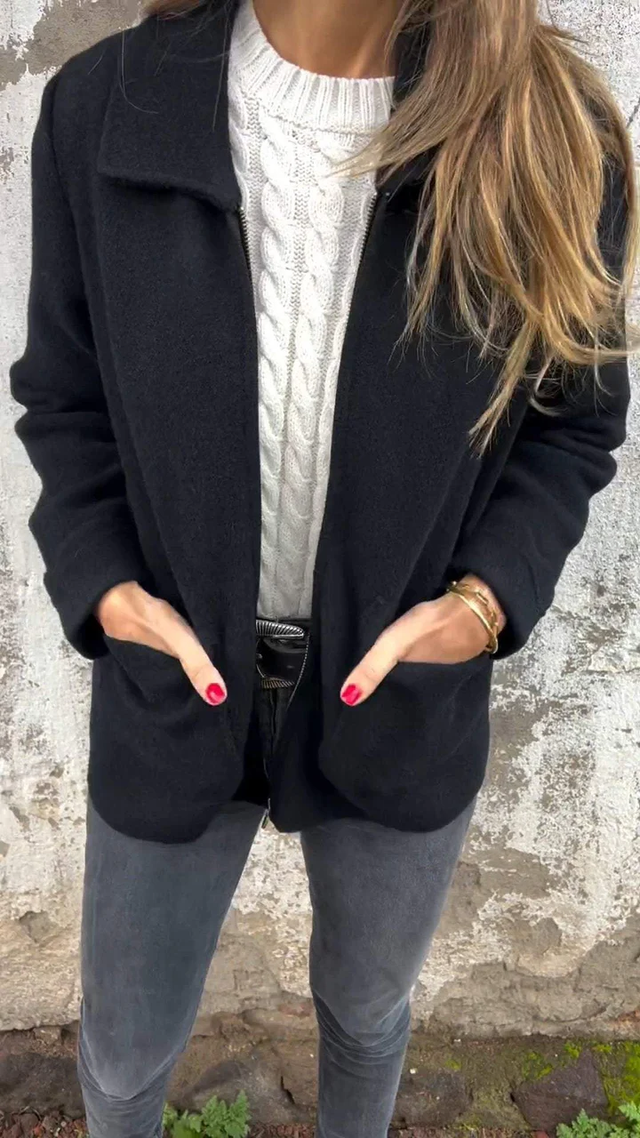 Berg-Feldt | Veste courte zippée - Vêtement d'extérieur moderne et minimaliste
