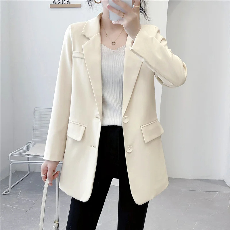 Blazer Avelena pour femme : Long et décontracté