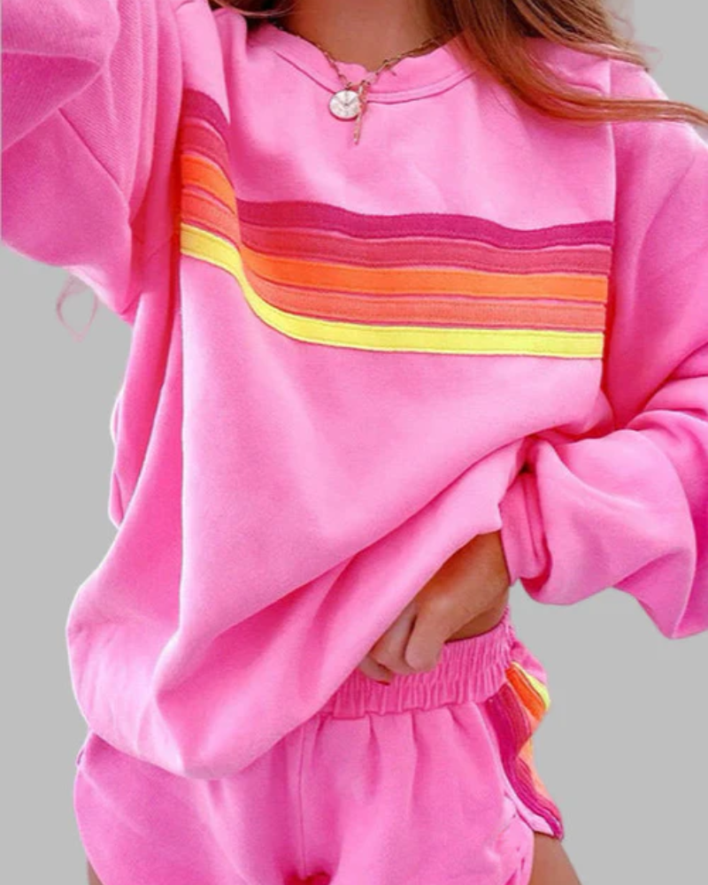Berg-Feldt | Gestreiftes Pyjama-Set