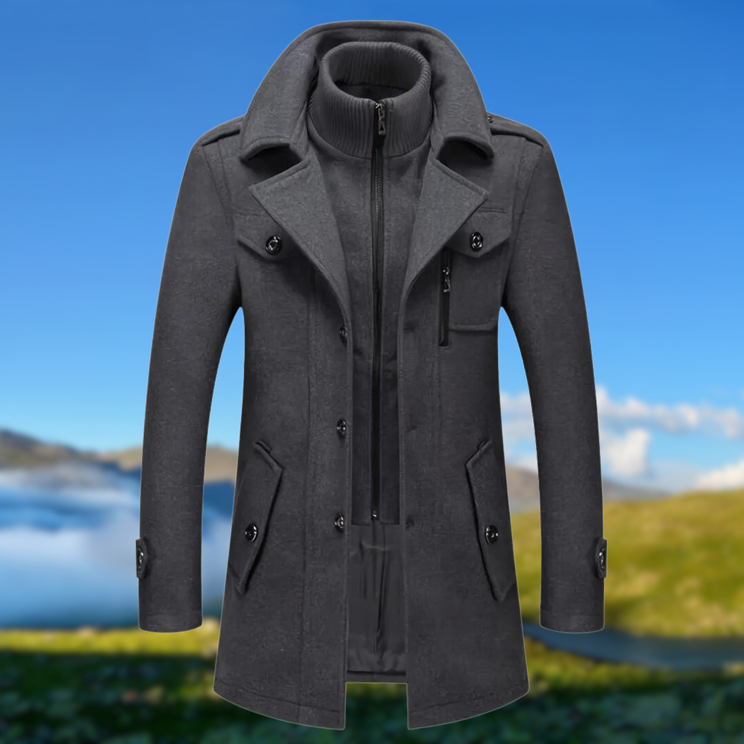 Berg-Feldt | Doppelkragenjacke mit Funktionalem Design