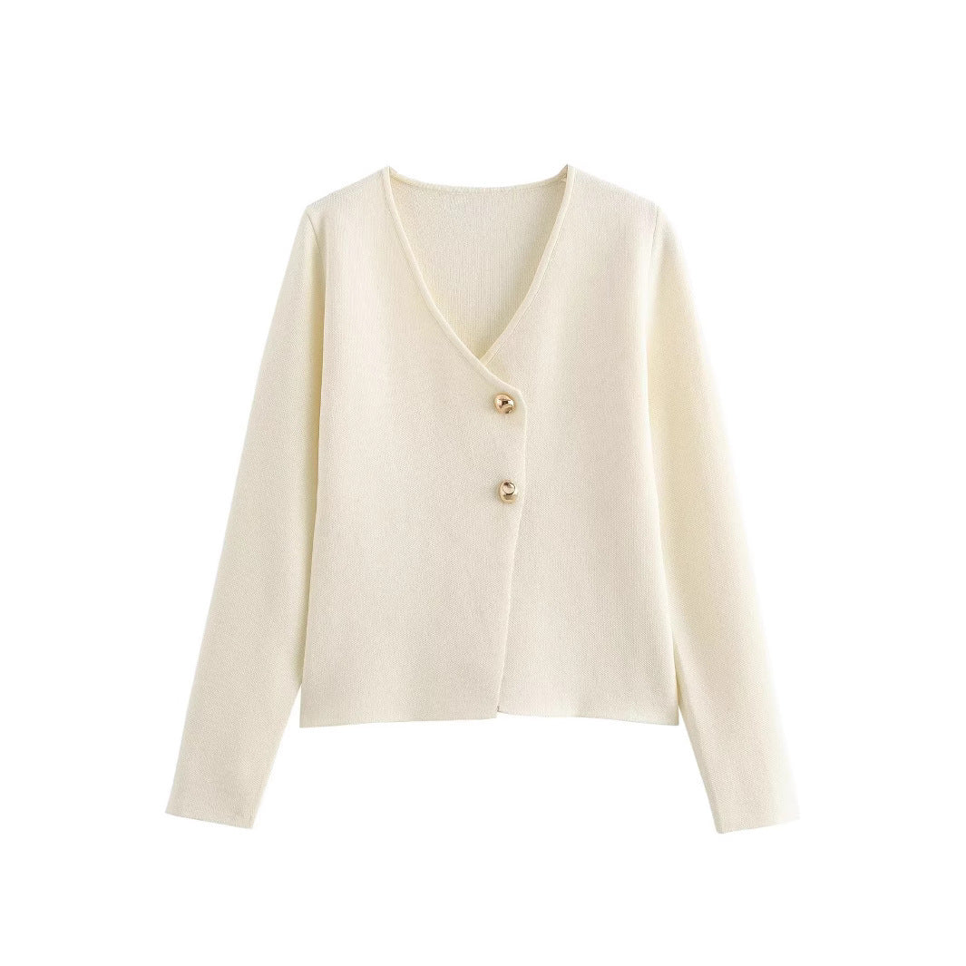 Berg-Feldt | Einfacher, figurschmeichelnder Strickcardigan für Frauen