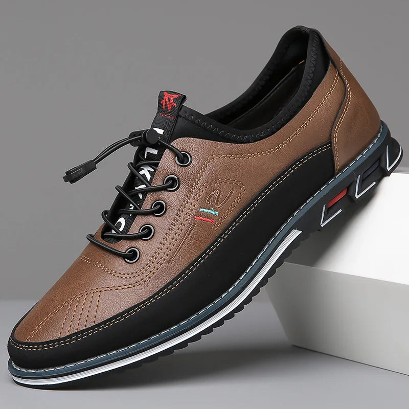Chaussures homme en cuir bicolores classiques