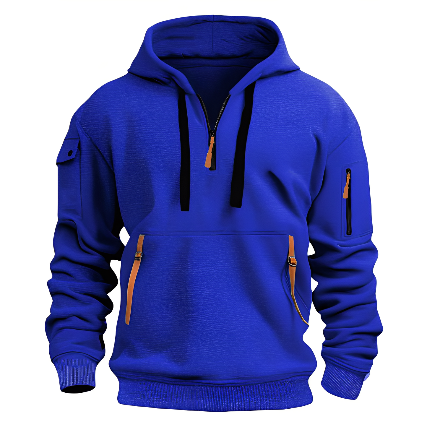 Berg-Feldt | Locker Hoodie mit Halbzip für Männer