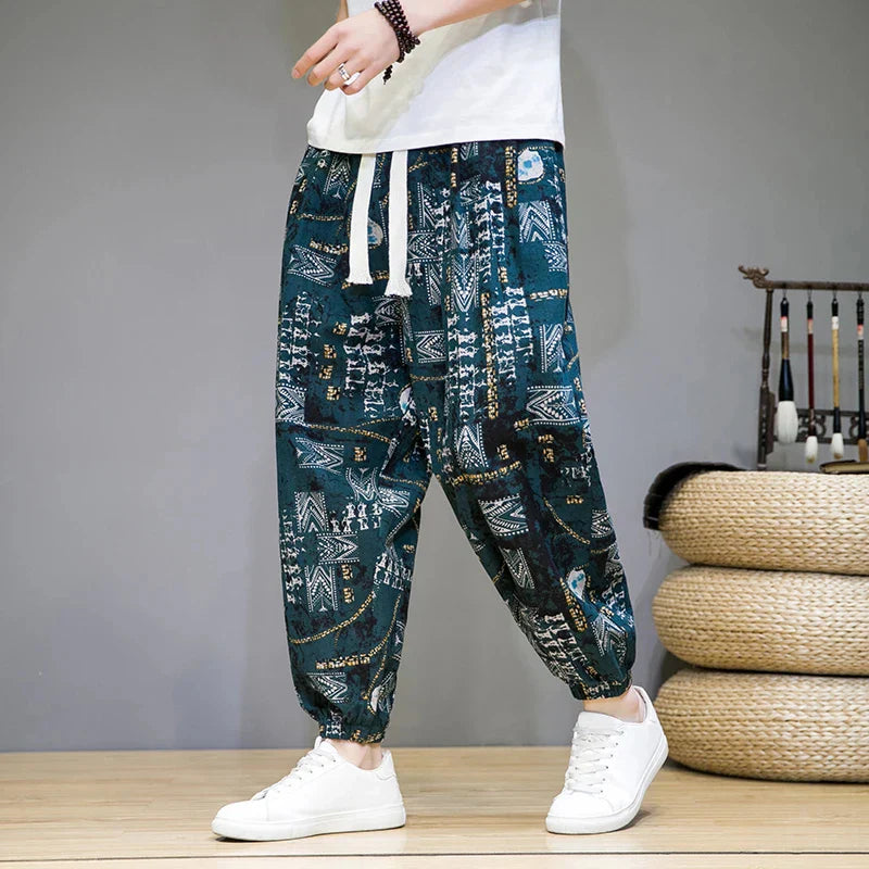 Pantalon large à motifs par KLEIN