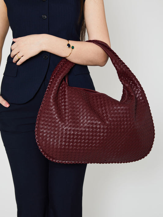 Berg-Feldt | Luxus Damen Handtasche mit Geflochtenem Design - Berg-Feldt