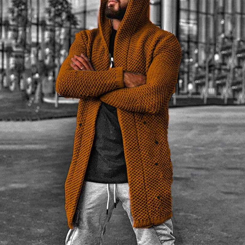 Berg-Feldt | Strickjacke mit Kapuze für Männer