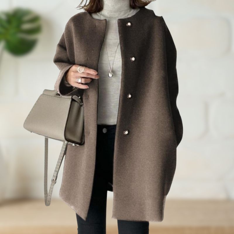 Berg-Feldt | Minimalistische Wollmantel Elegant und Warm Zeitloses Design