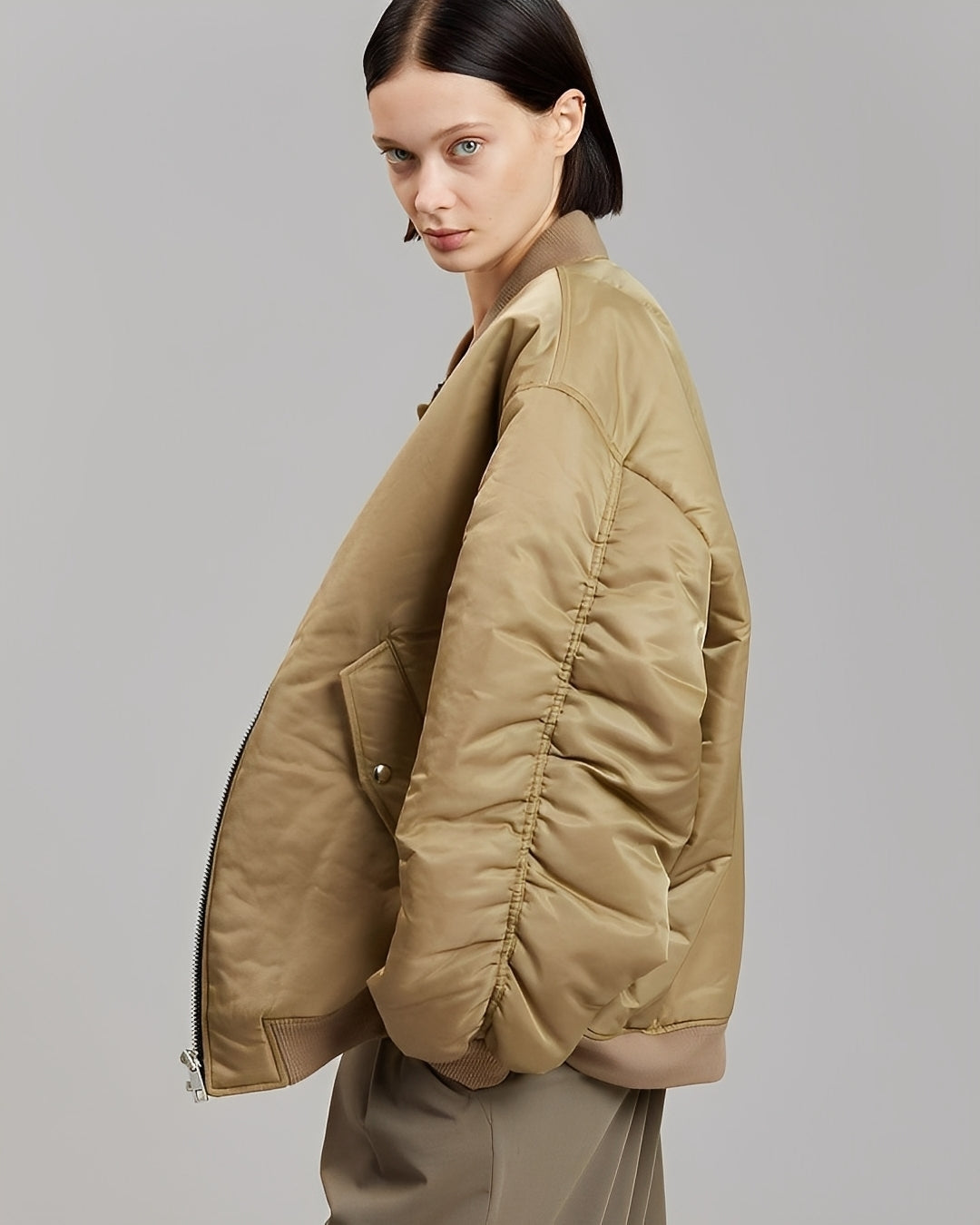 Berg-Feldt | Lässige Oversize Bomberjacke für Frauen