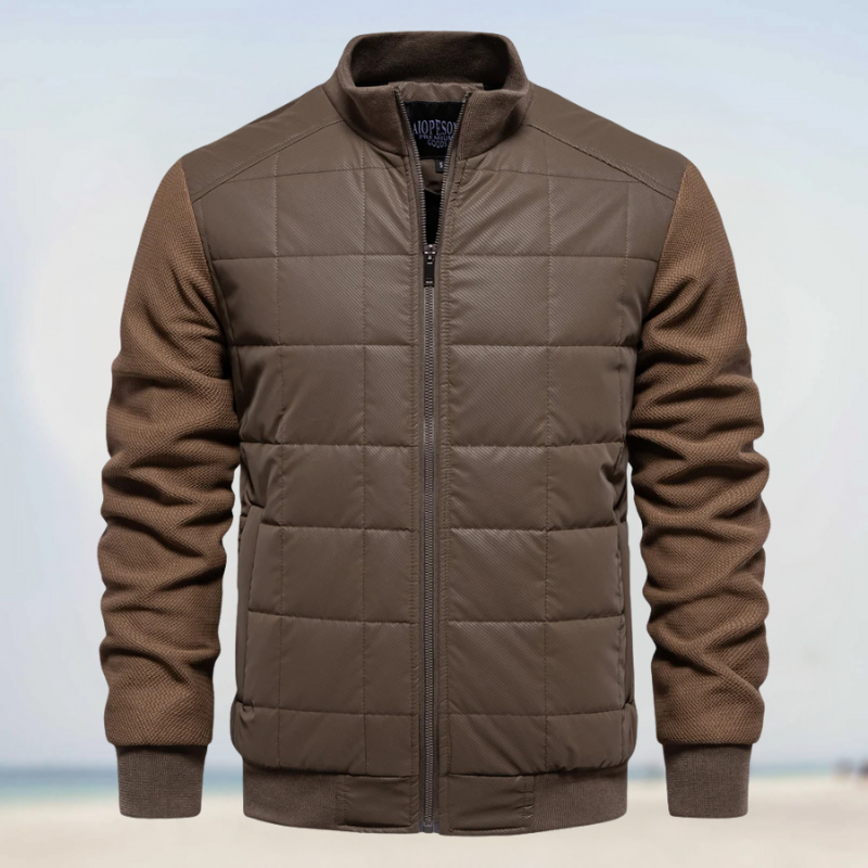 JURGEN - Veste matelassée à manches en maille