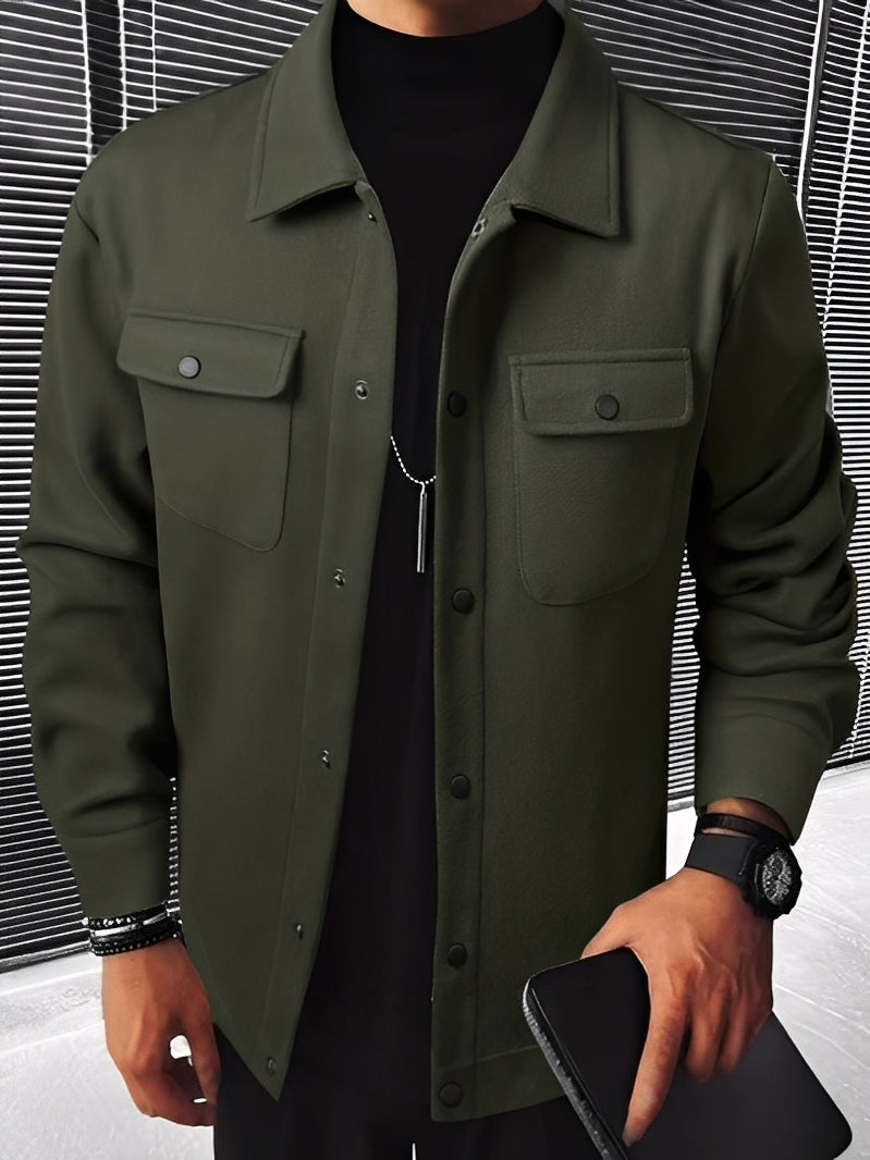 Berg-Feldt | Lässige Karierte Jacke mit Taschen für Herren