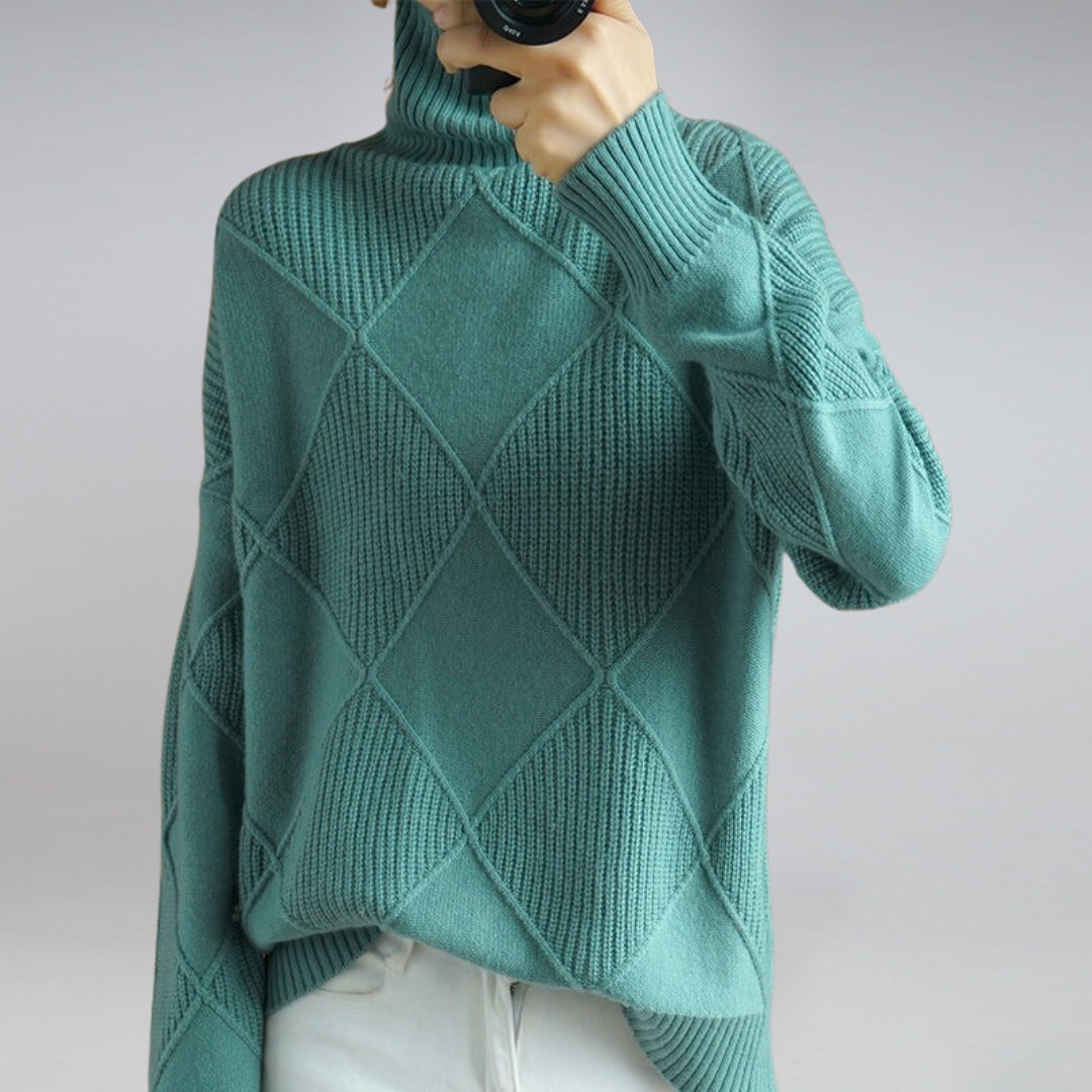 Berg-Feldt | Pull à col roulé couture au design élégant