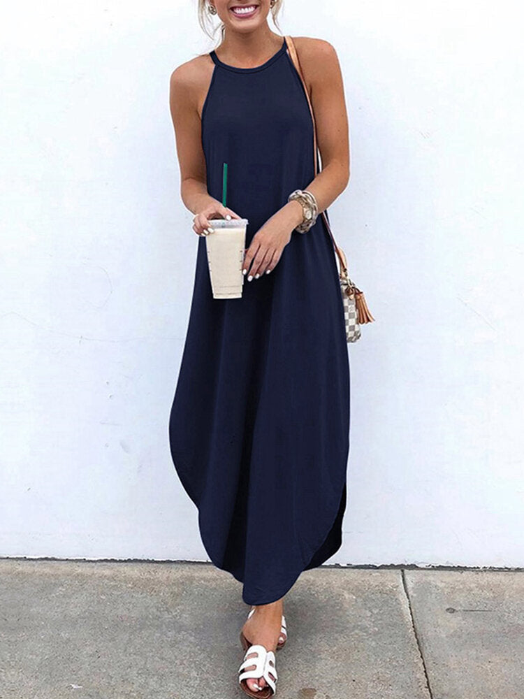 COSIMA – Robe longue sans manches