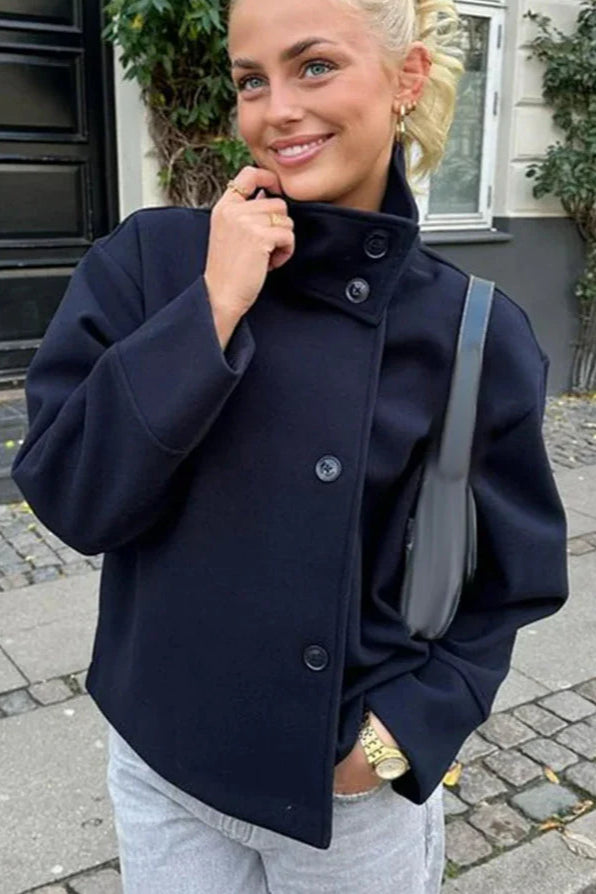 Berg-Feldt | Manteau en laine à col revers pour un chic décontracté
