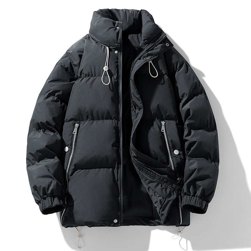 Berg-Feldt | Herren Winterjacke aus Baumwolle mit Stehkragen - Warm und gefüttert, oversized
