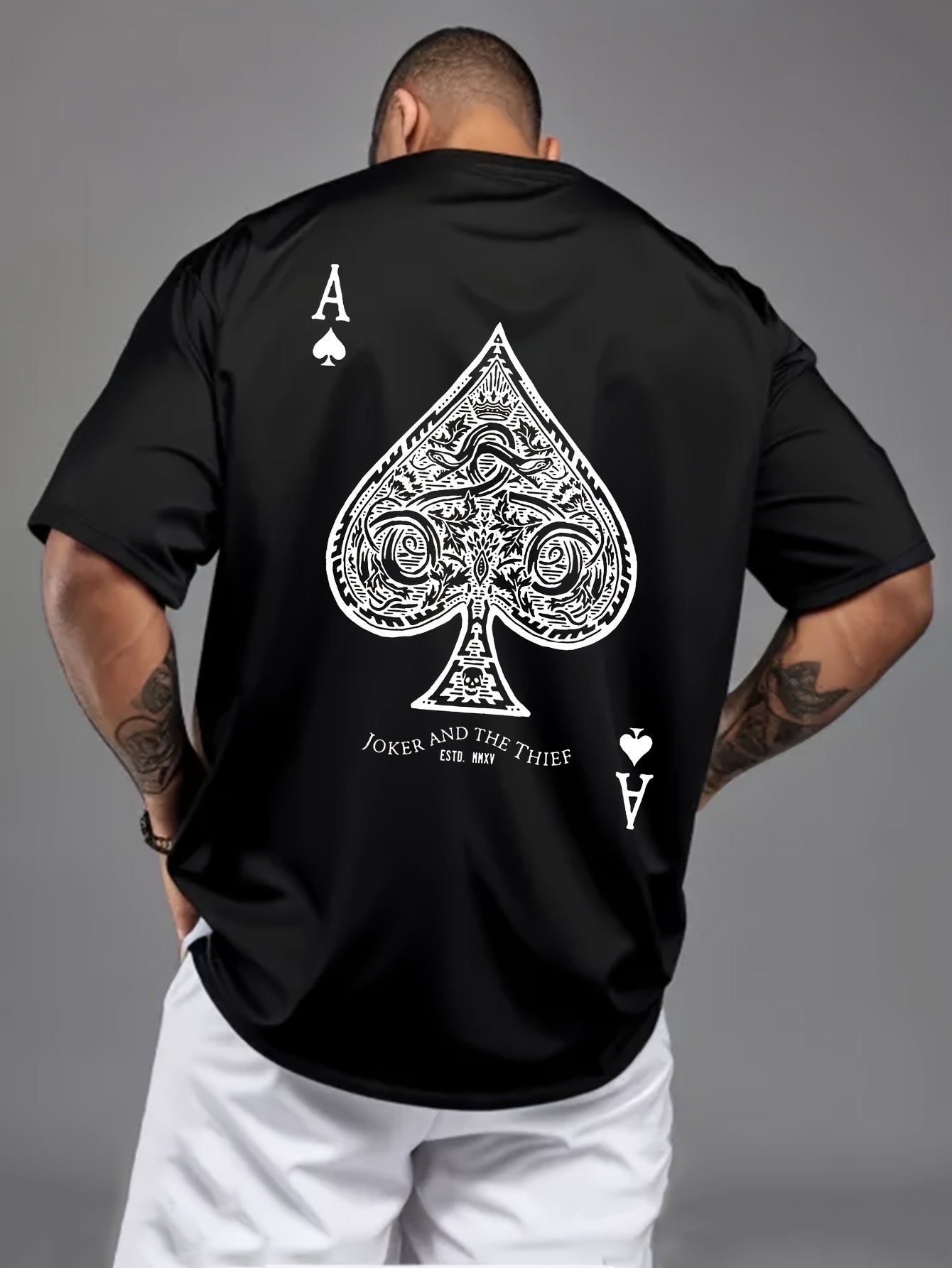 T-shirt d'été berg-feldt imprimé As de Pique Vendanges