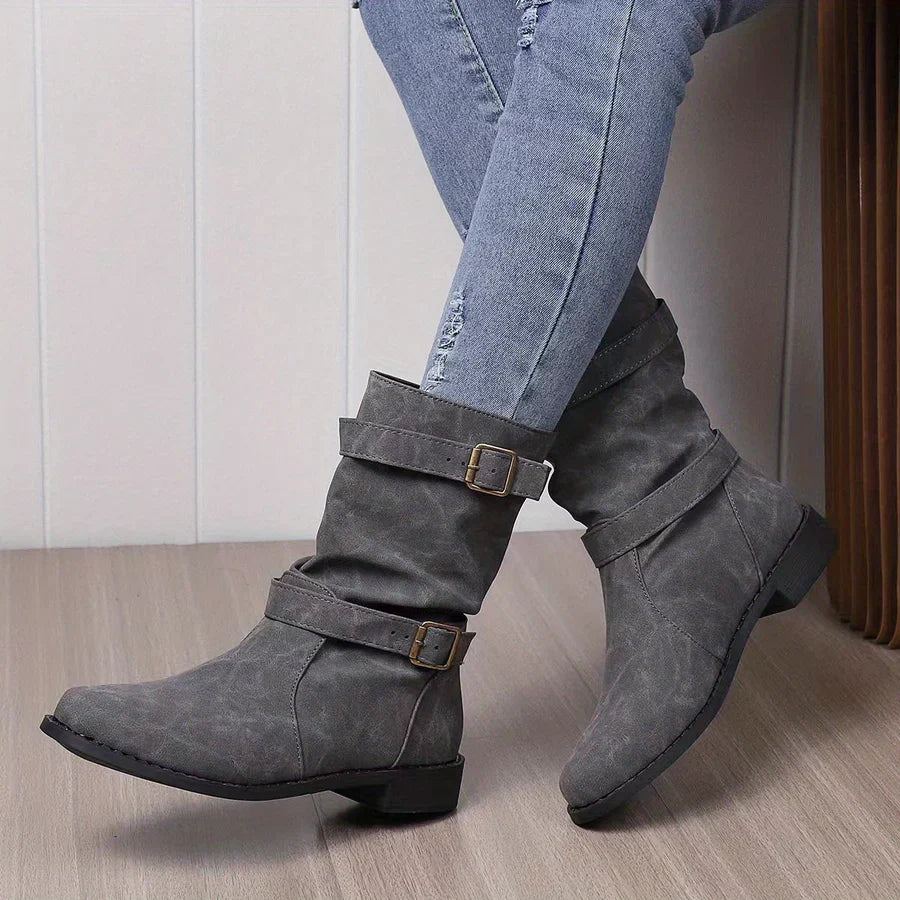 Berg-Feldt | Bottines Western à Boucle Vintage pour Femme