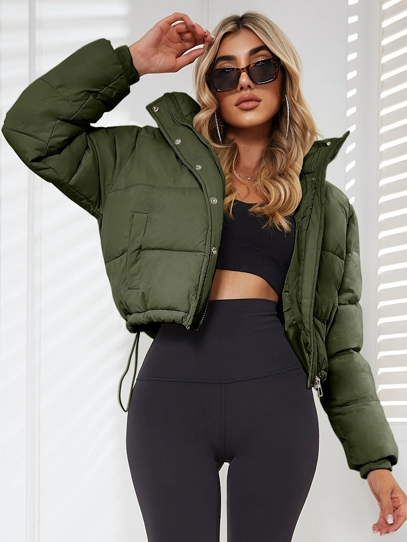Berg-Feldt | Taillierte Jacke mit Kapuze und Kordelzug für Frauen