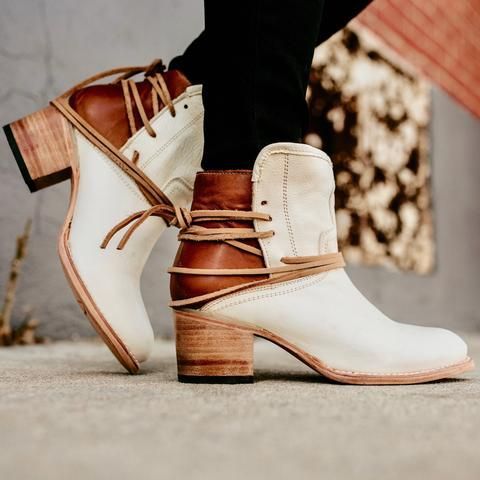 Berg-Feldt | Damenstiefel Weinlese Schnürstiefel