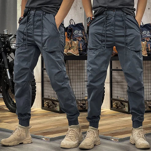 Pantalon cargo avec taille élastique