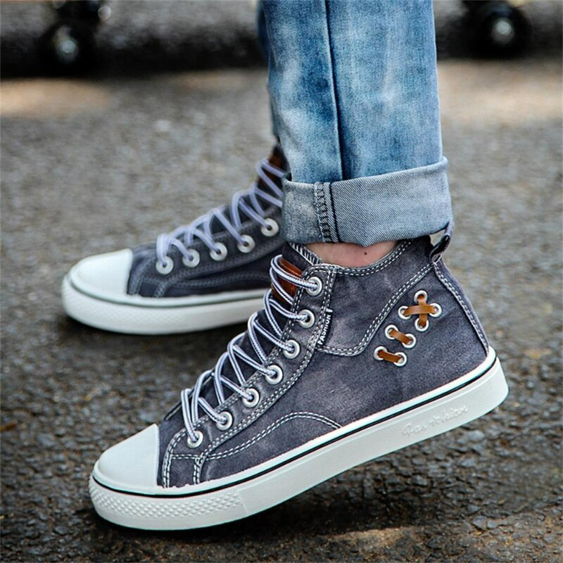 berg-feldt Baskets pour femme en jean tendance