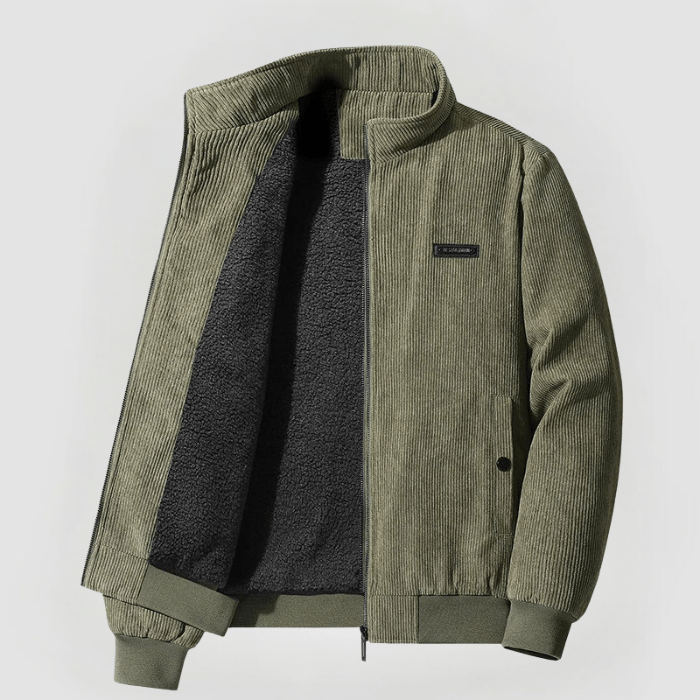 Berg-Feldt | Veste en velours côtelé avec doublure en teddy Chaud et confortable Idéal pour le temps froid