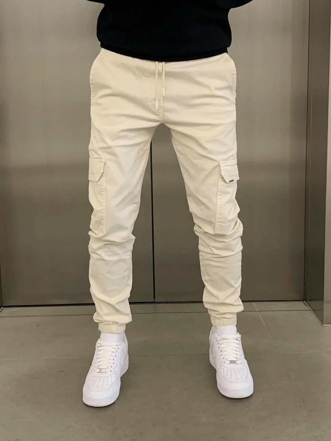 GERALD pantalon cargo : Coupe ajustée