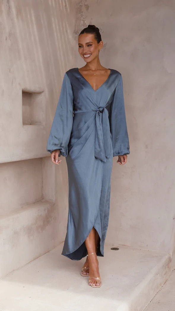 Robe Fudus à manches lanternes
