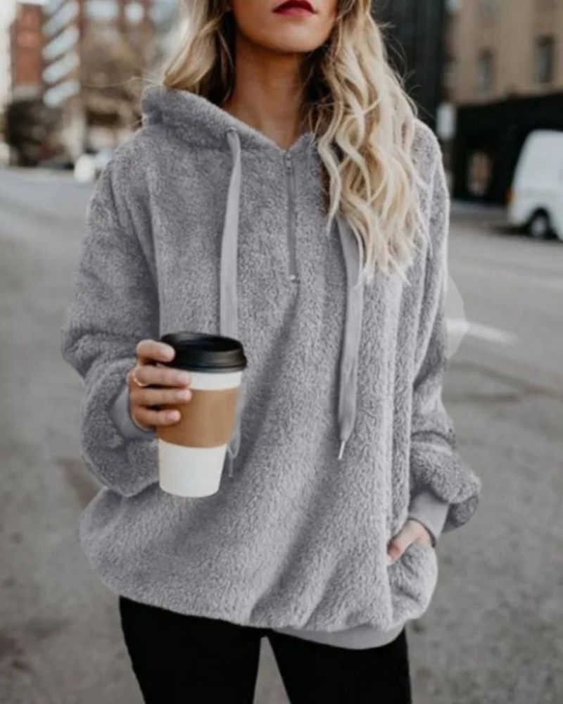 Berg-Feldt | Übergroßer und Bequemer Fleece-Pullover
